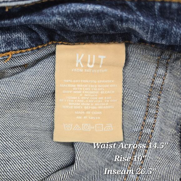 KUT From The Kloth Meg Wide Waistband Wide-Leg Jeans - Picture 6 of 9